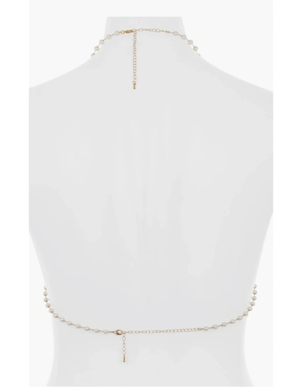 Bluebella Imitation Pearl Halter Bralette - Picture 4 of 5